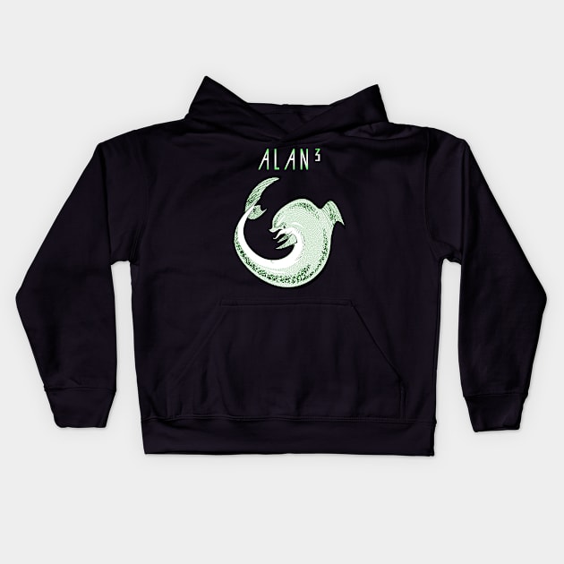 Alan 3 Kids Hoodie by Potatoman